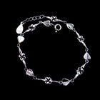 Customized Plain Silver Bracelet / Extension Chain Silver Ankle Bracelet